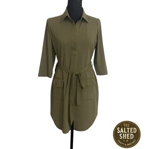 New York & Company Utility Shirt Dress – XS